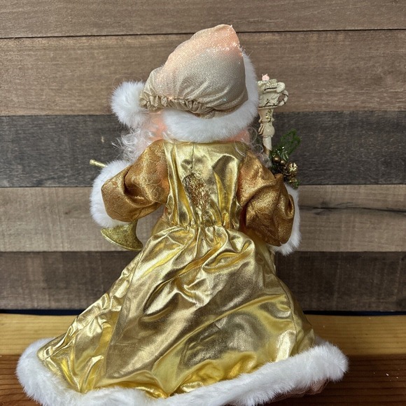 Vintage Christmas Trim A Home Magical Christmas Santa w/ Box Fiber Optic Santa - Picture 8 of 13